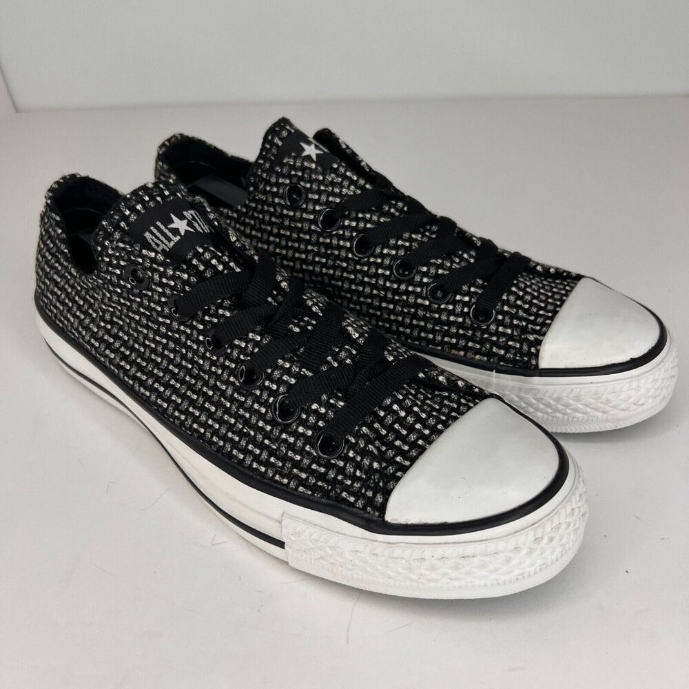 Converse Unisex 119121F Black Gray Chuck Taylor All Star Low Size 6M 8W Sneakers - Picture 2 of 9
